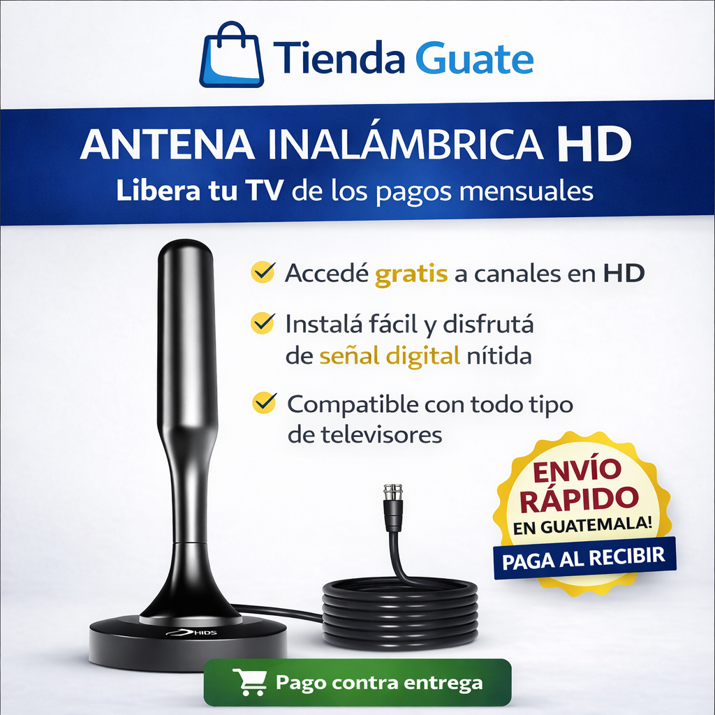 ANTENA INALÁMBRICA HD PARA TV