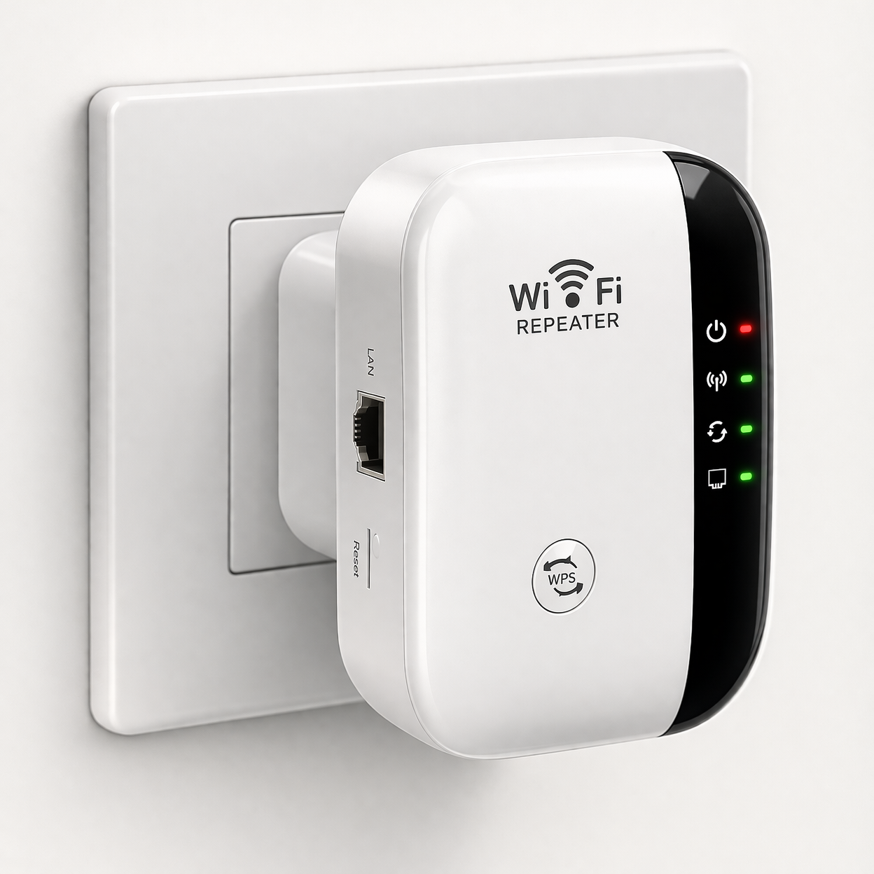 Extensor de Señal WiFi 300Mbps – Fácil Instalación