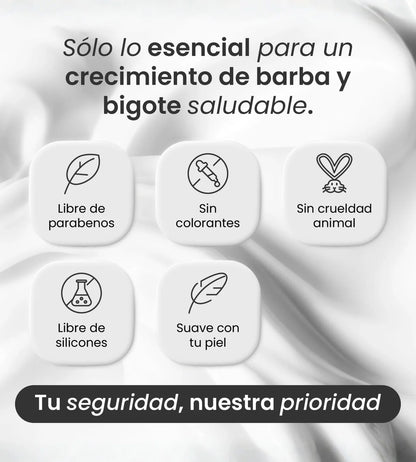 Bálsamo para Crecimiento de Barba Ultra Potente con Minoxidil 20% | 100mL