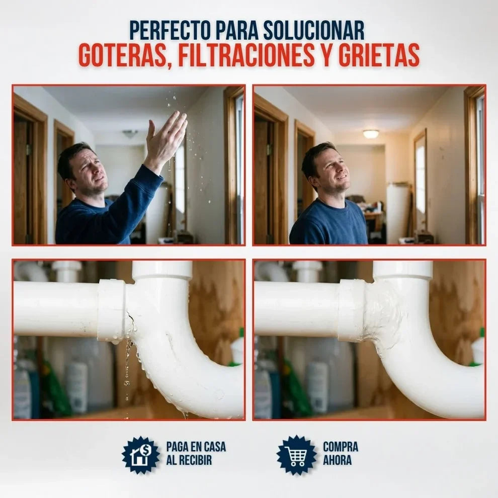 Spray Sellador SealFix | impermeabilizante contra filtraciones y grietas |