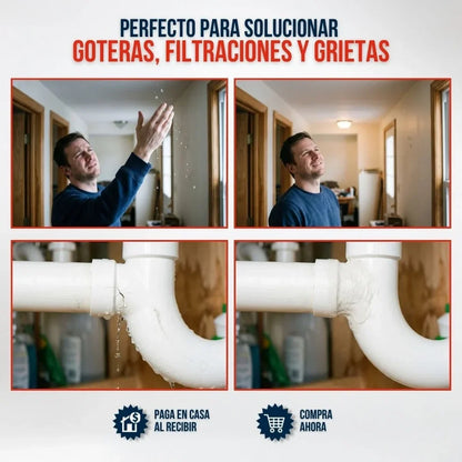 Spray Sellador SealFix | impermeabilizante contra filtraciones y grietas |