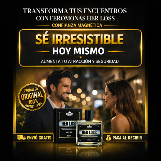 Her Loss Perfume con Feromonas ORIGINAL® – Atracción Real
