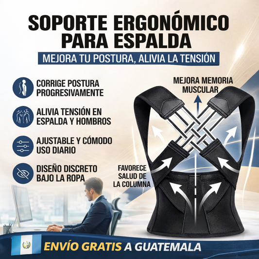 Corrector de postura ergonómico