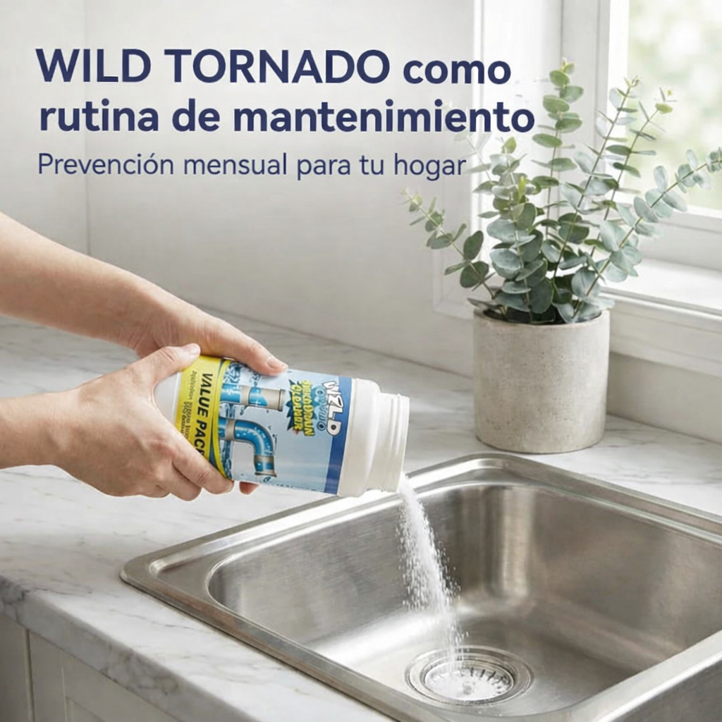 (2x1) 🚿 Wild Tornado – Solución rápida para tu baño y cocina 💥
