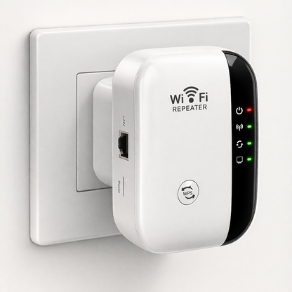 Extensor de Señal WiFi 300Mbps – Fácil Instalación