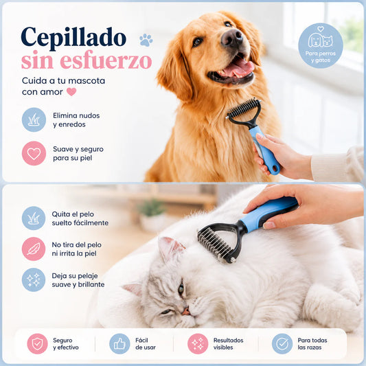 Cepillo Peine Removedor Pelo Mascotas