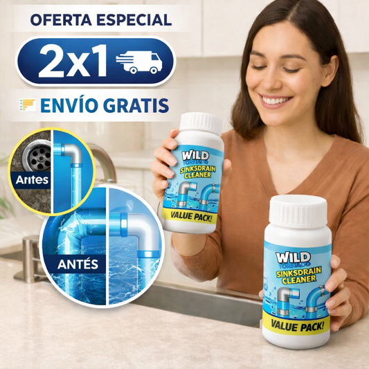 (2x1) 🚿 Wild Tornado – Solución rápida para tu baño y cocina 💥