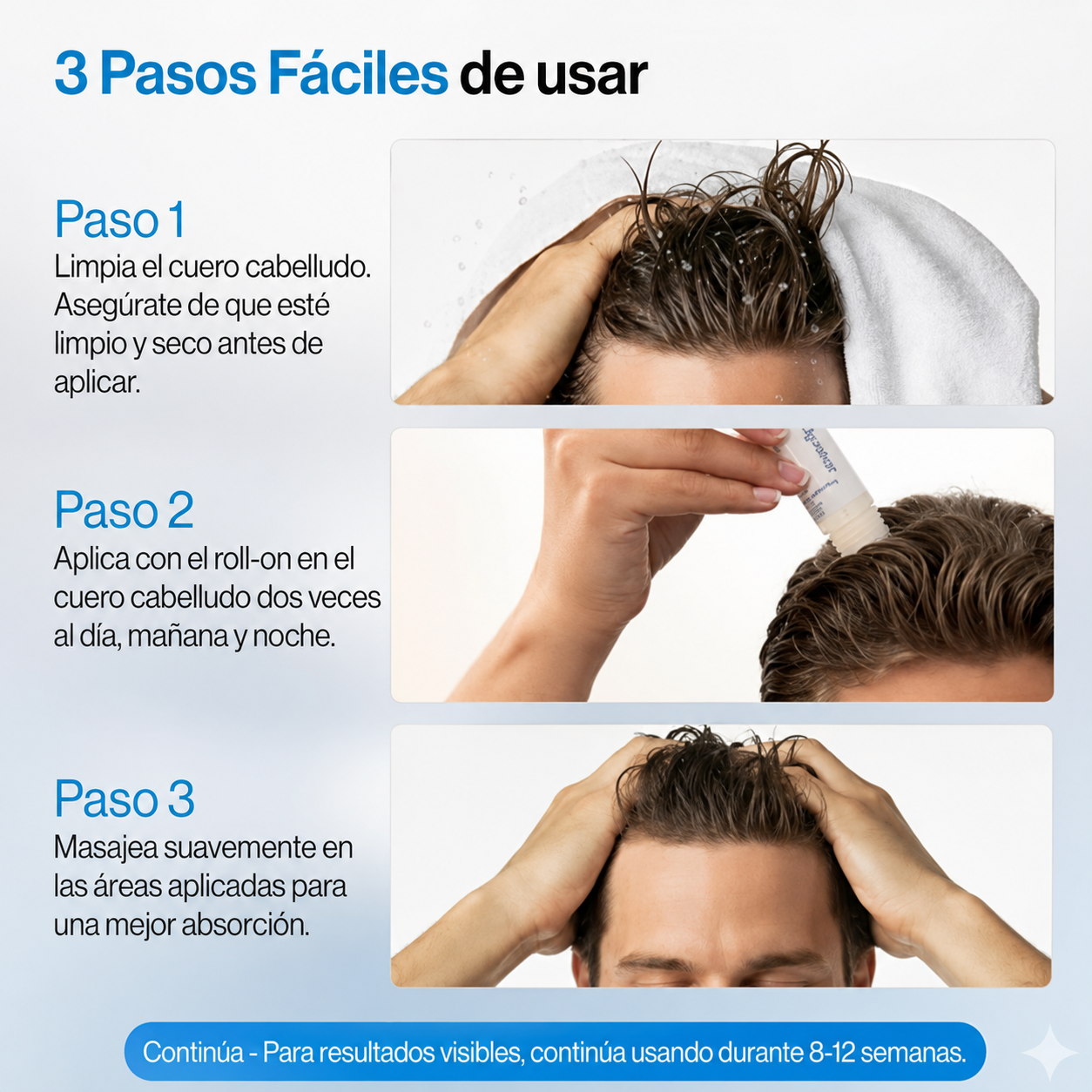 Hair Growth ® | Roll-On para el Crecimiento Capilar
