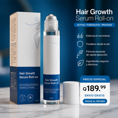 Hair Growth ® | Roll-On para el Crecimiento Capilar