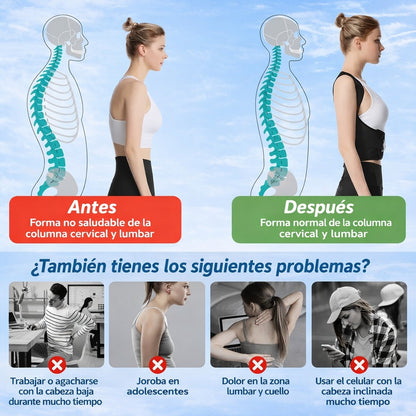 Corrector de postura ergonómico