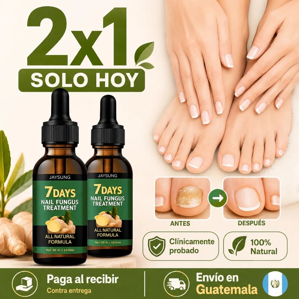 Tratamiento para hongos en uñas — Resultados en 7 días